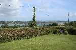 Front garden & sea view.