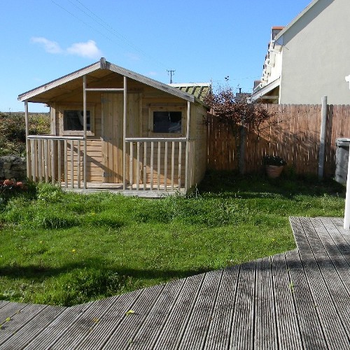 Rear South Facing Garden and Decked Area