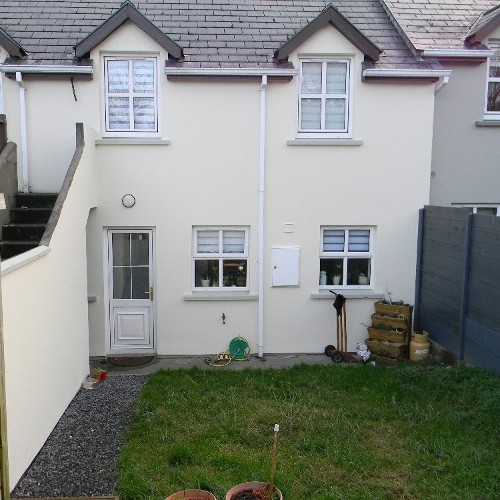 Rear elevation and garden