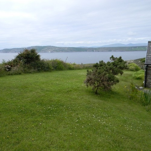 Garden with sea views