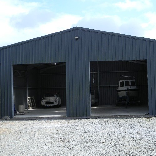Large Detached Steel Shed