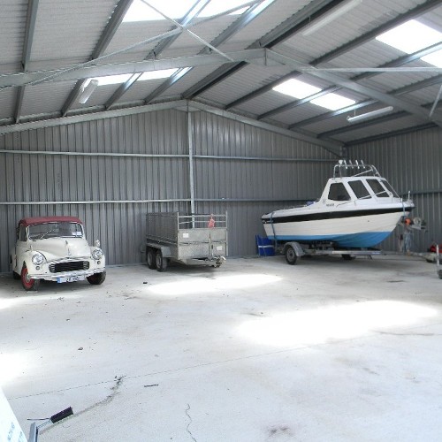 Large detached Steel Shed